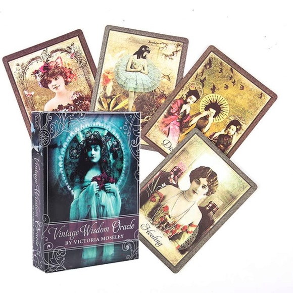 Vintage Wisdom Oracle Other - Vintage Wisdom Oracle Tarot Cards & Guidebook Wiccan Pagan Metaphysical